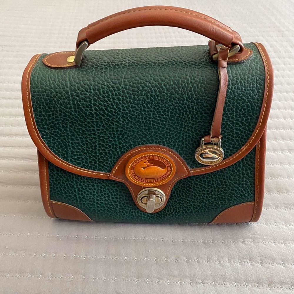 Vintage Dooney & Bourke Green mini handbag